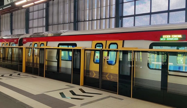 采用方大轨道交通屏蔽门系统的吉隆坡MRT地铁2号线全线开通